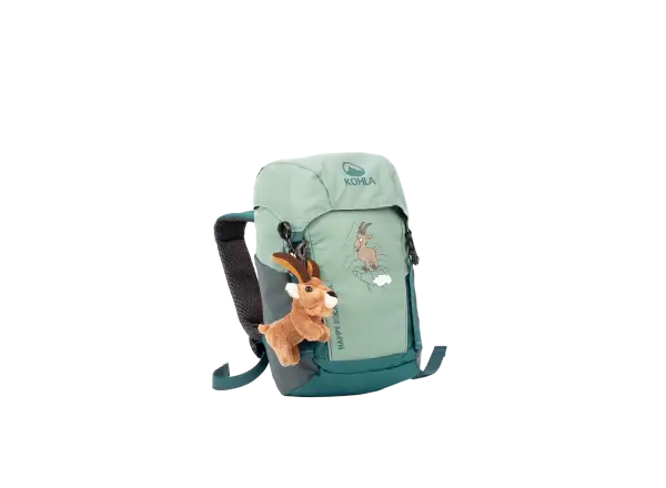 Kohla Happy Rocky 10 kids hiking backpack Beryl Green