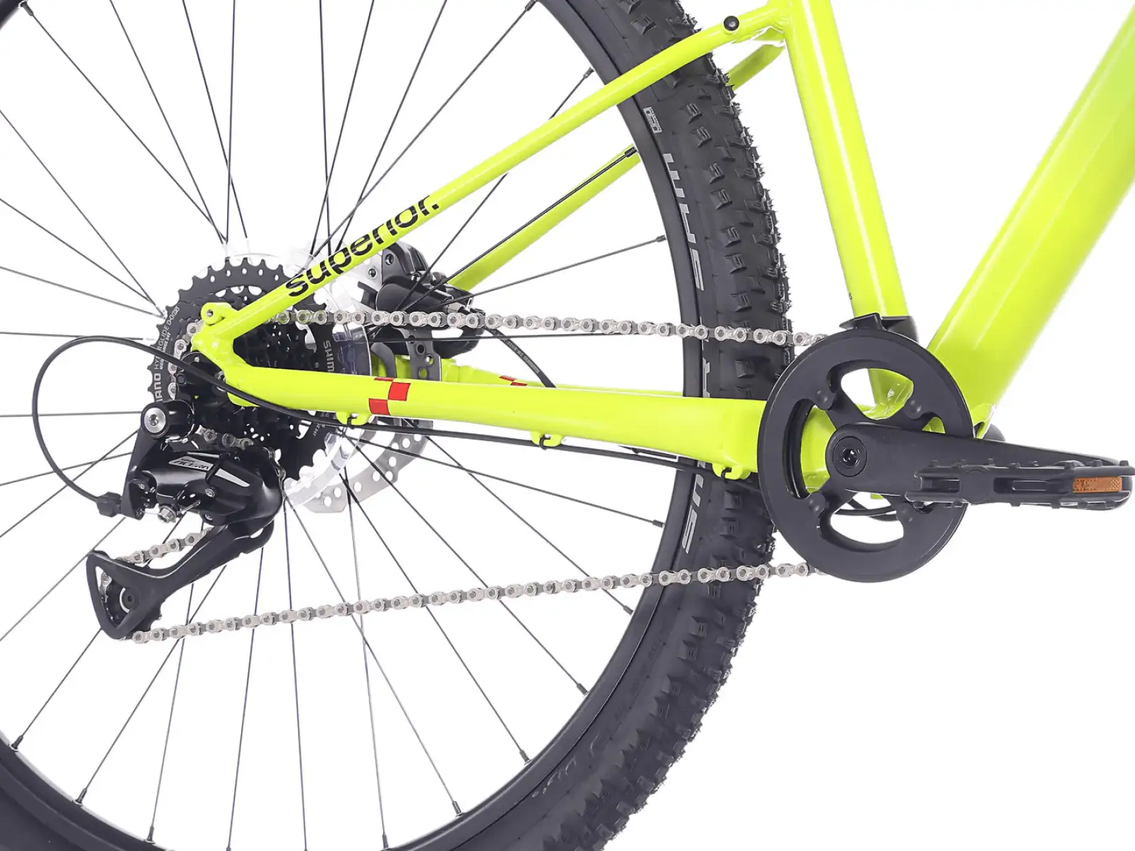 Superior RACER 27 kid's bike Matte Radioactive Yellow