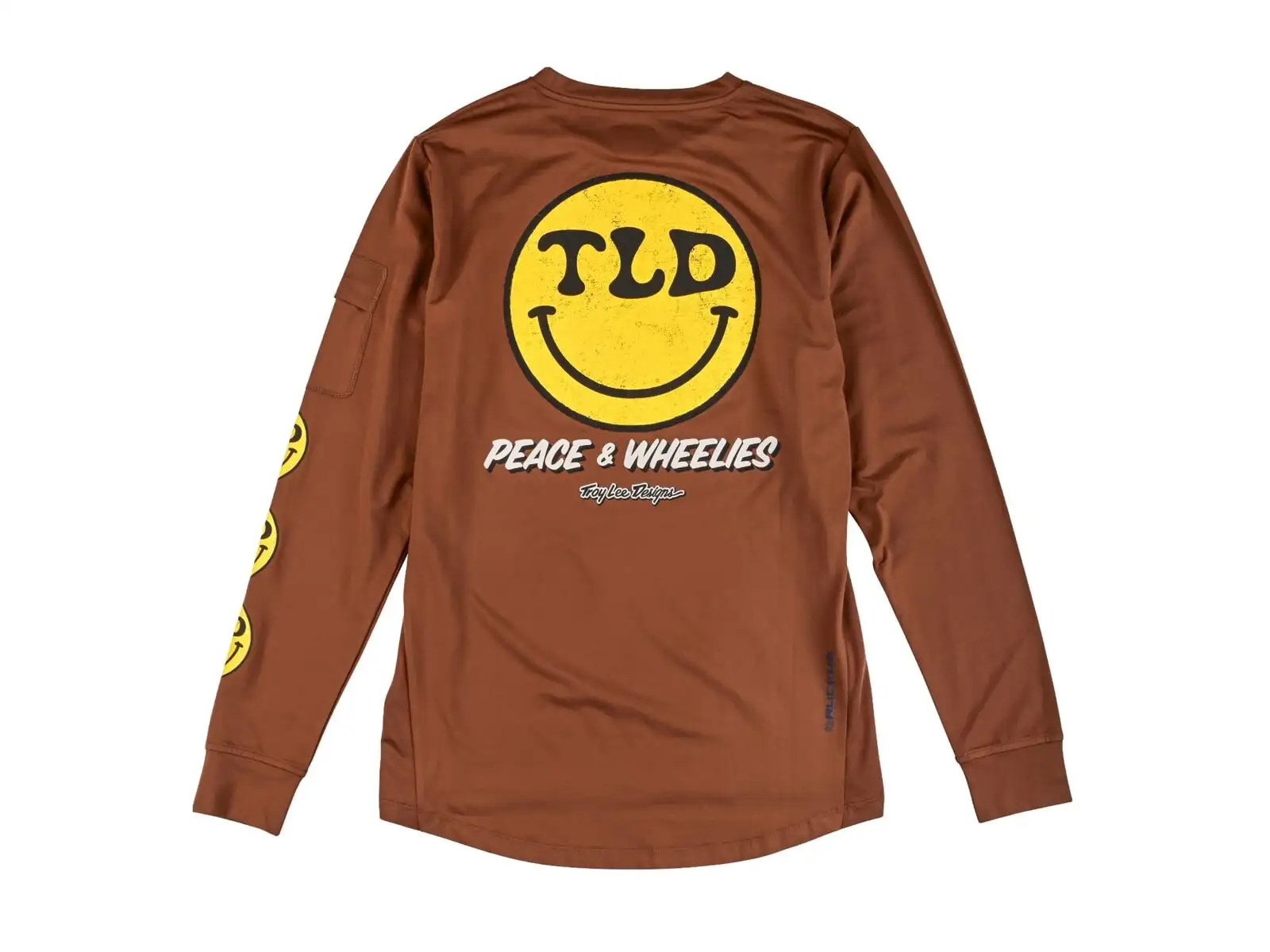 Troy Lee Designs Ruckus Ride men's jersey long sleeve Chocolate