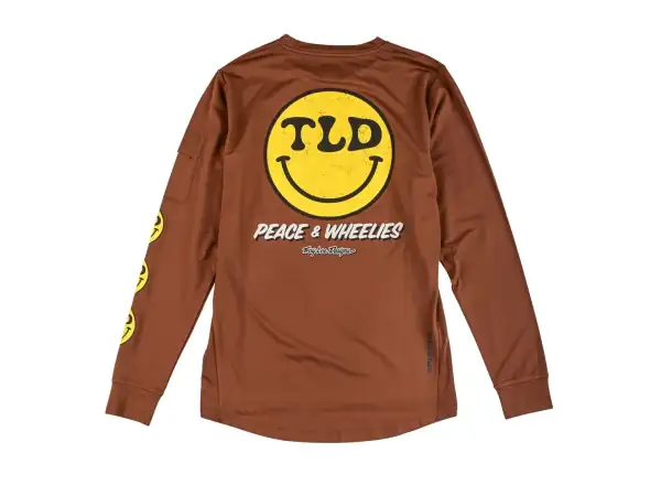 Troy Lee Designs Ruckus Ride men's jersey long sleeve Chocolate