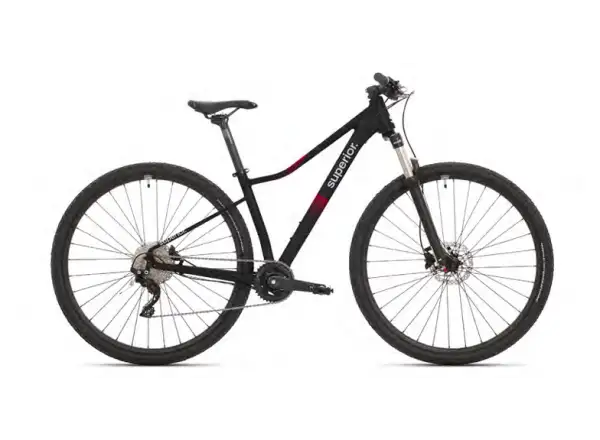 Superior XC 6.9 MS mountain women's bike Matte Black/Bordeaux