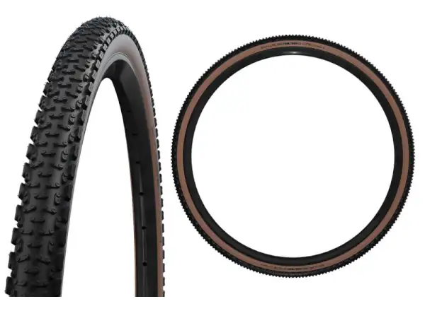 Schwalbe G-One Ultrabite Performance 45-622 TLE E-25 gravel tire kevlar black/bronze