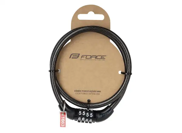 Force L8/650 mm combination lock black