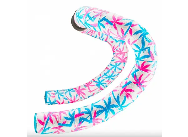 Supacaz Super Sticky Kush Classic tape Miami/Blue plugs