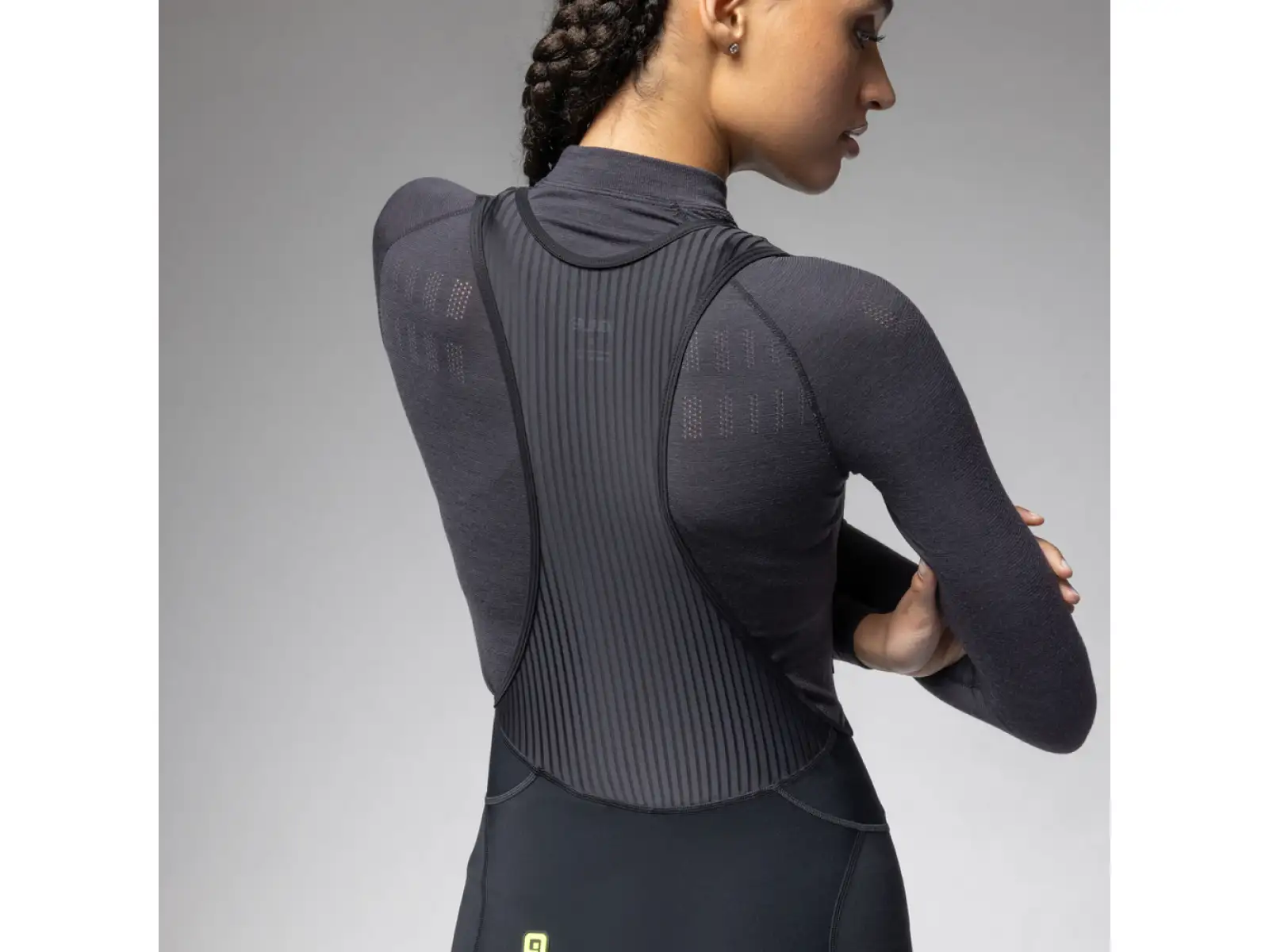 Alé Pragma Winter women's insulated bib tights with pad Black