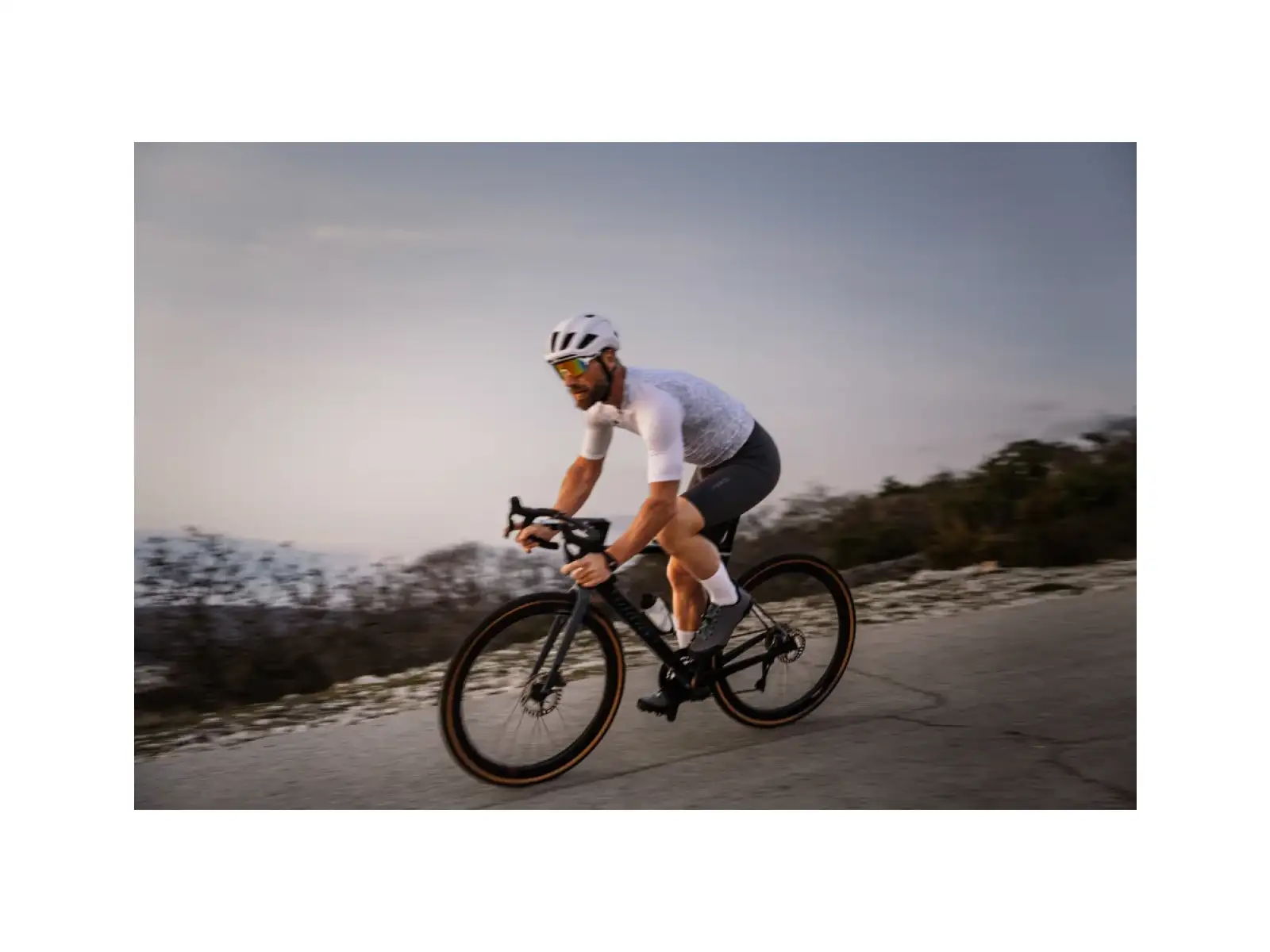 Force Leopard men's jersey short sleeve white/gray