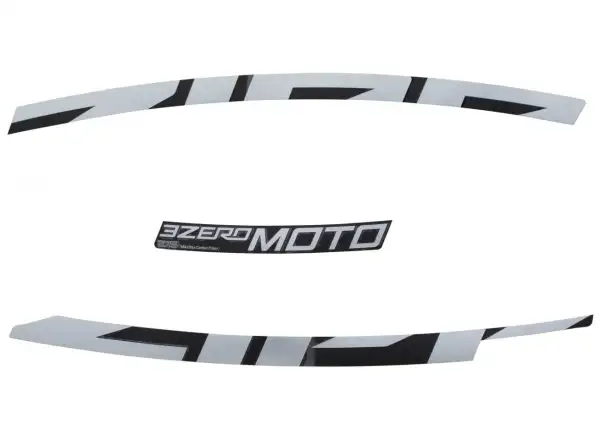 Zipp 3Zero Moto Decal Kit Silver for one rim