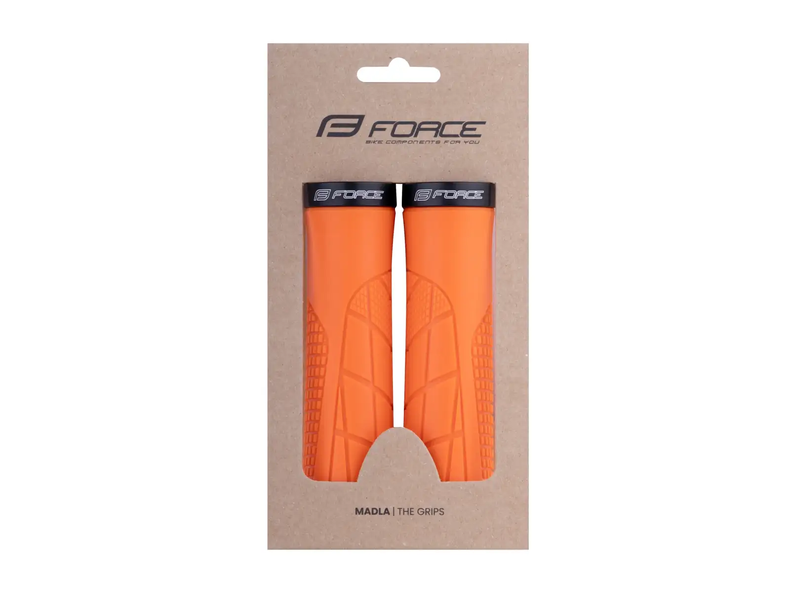 Force Orix rubber grips orange