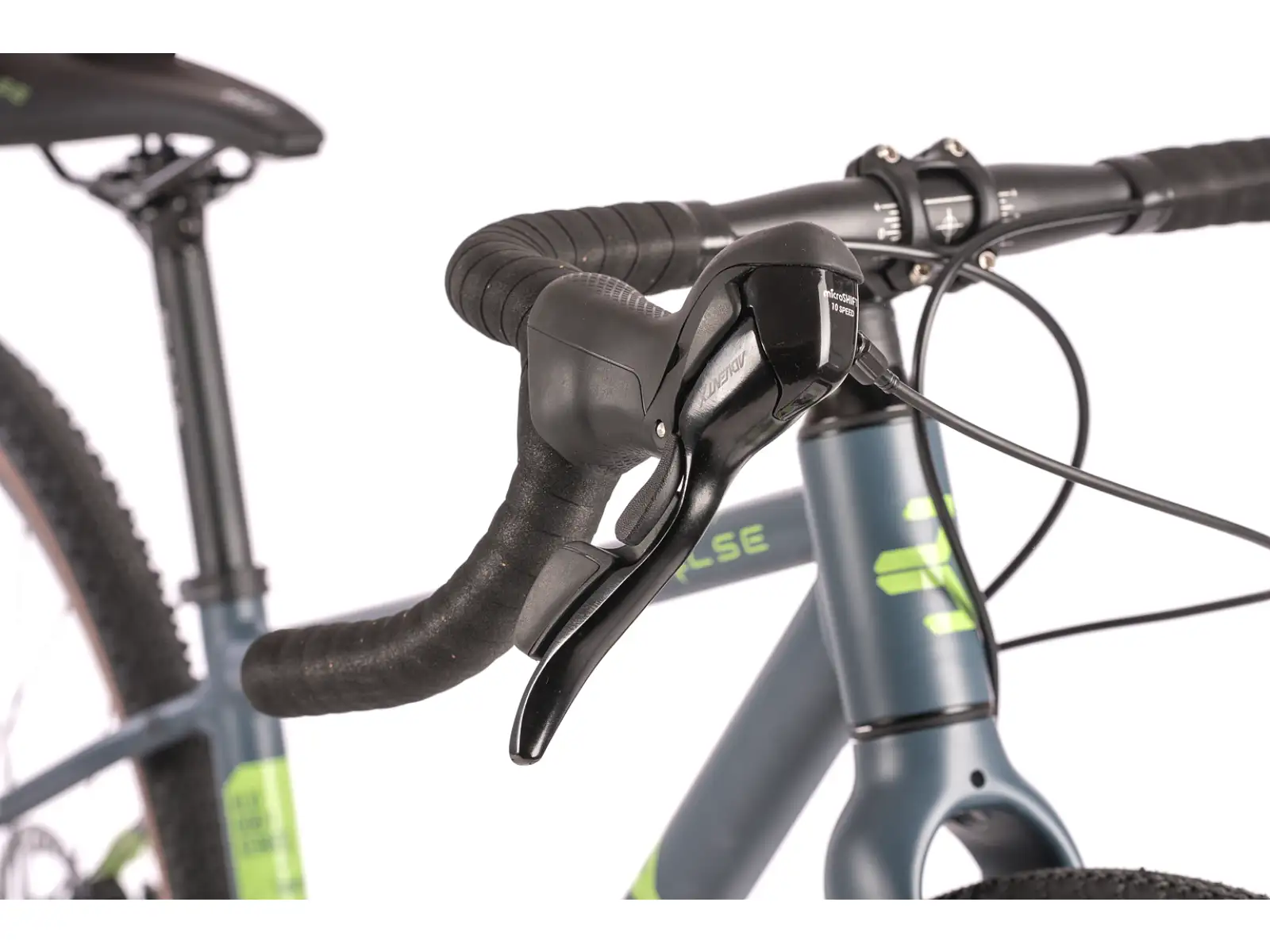 Beany Pulse 700 children's gravel bike neon yellow