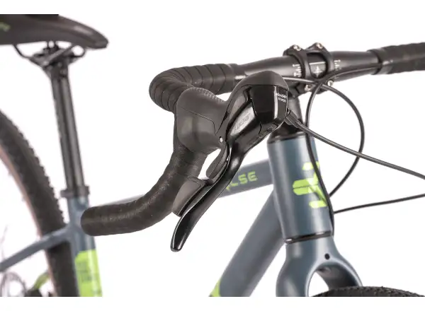 Beany Pulse 700 children's gravel bike neon yellow