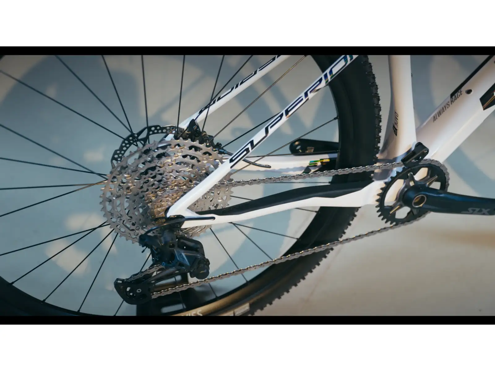 Superior XP 969 mountain bike Gloss White Metallic/Hologram Black