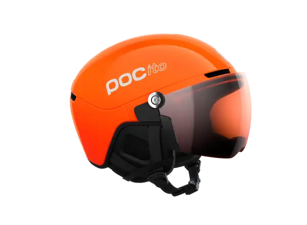 POC POCito Obex Visor children's ski helmet Fluorescent Orange