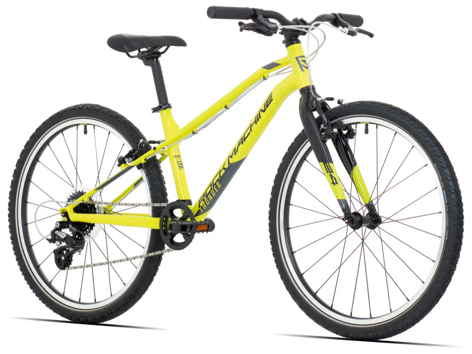 Rock Machine Thunder 24 kids bike yellow/black SAMPLE
