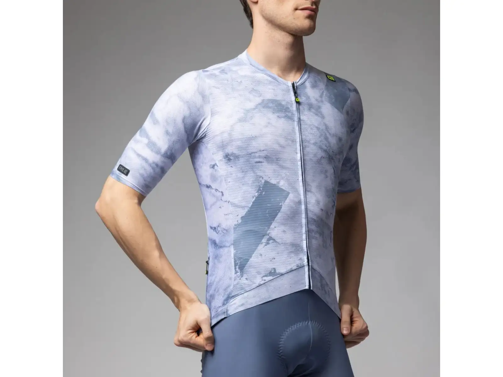 Alé PR-E Marble men's jersey short sleeve Steel Blue