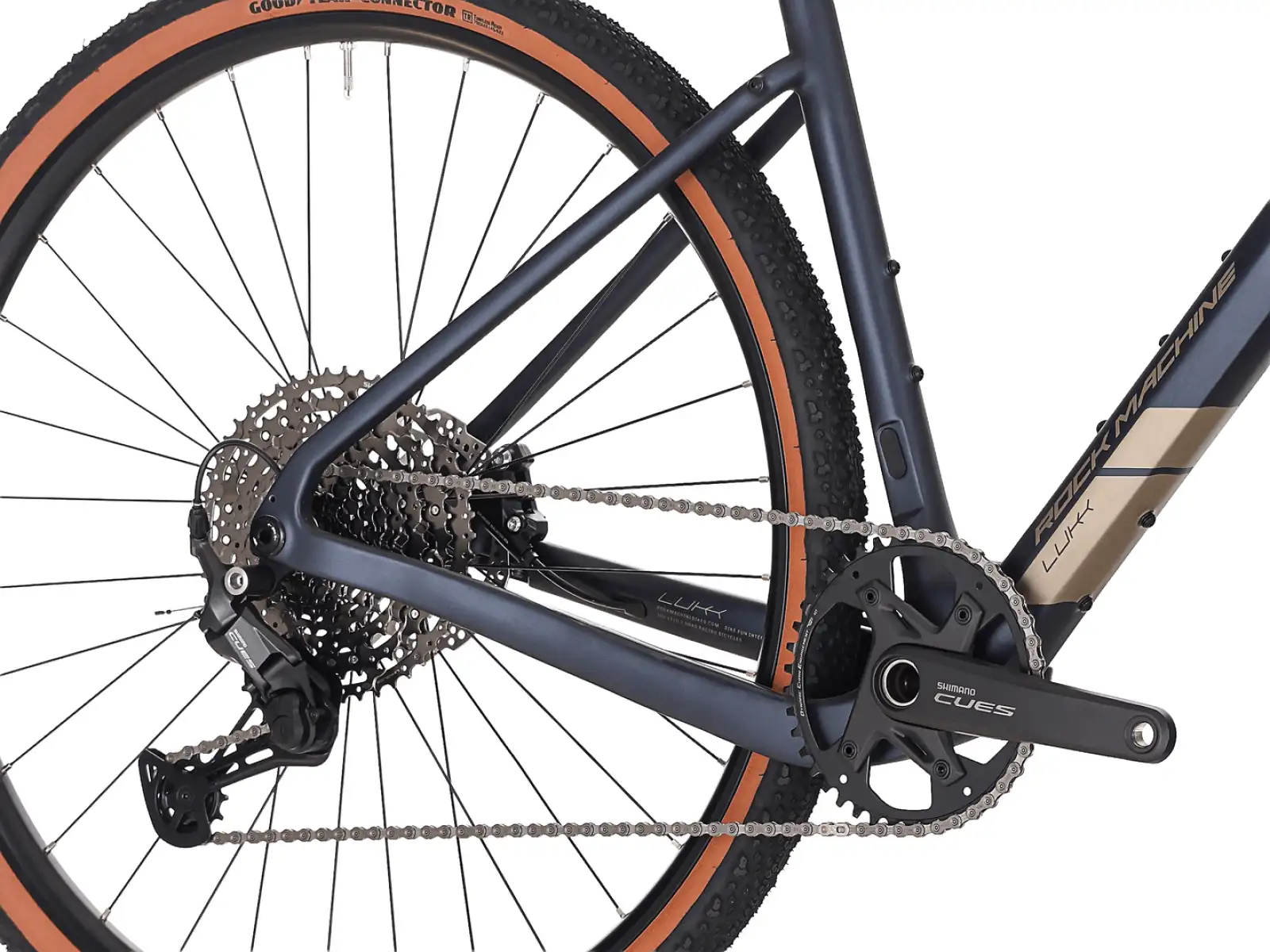 Rock Machine Lukk Cr 30 gravel bike Matte Deep Ocean Blue