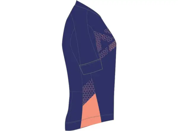 Silvini Rosalia women's jersey short sleeve navy/coral