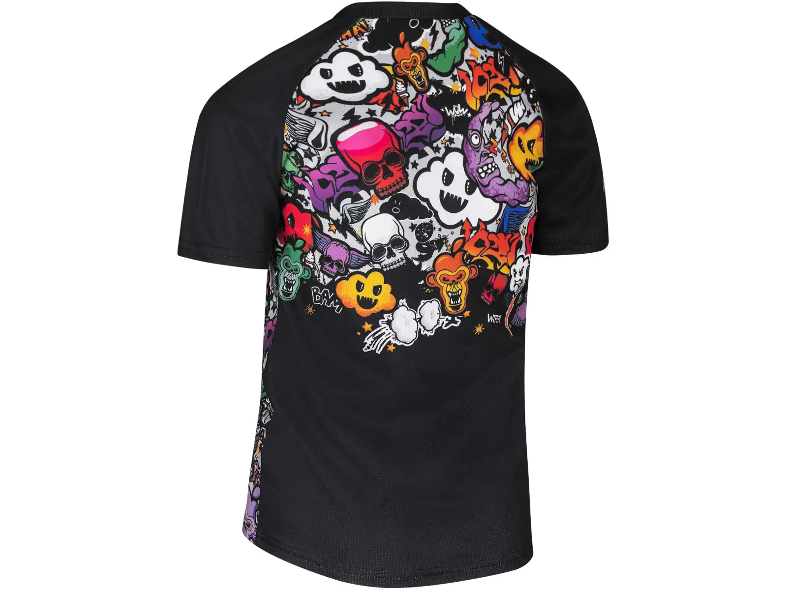 Etape Boom kids jersey short sleeve black/graphic