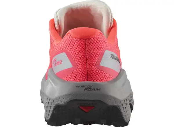 Salomon Ultra Flow 2 women's running shoes Coral Neon Flame/Gull/Icicle