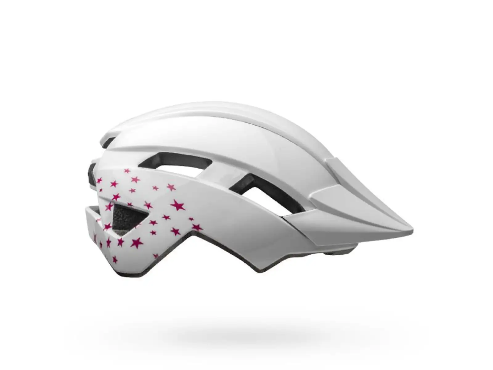 Bell Sidetrack II Youth kids helmet White Stars