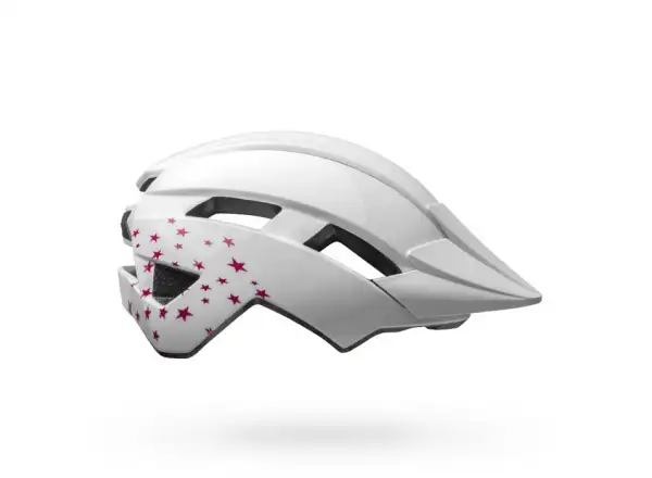 Bell Sidetrack II Youth kids helmet White Stars