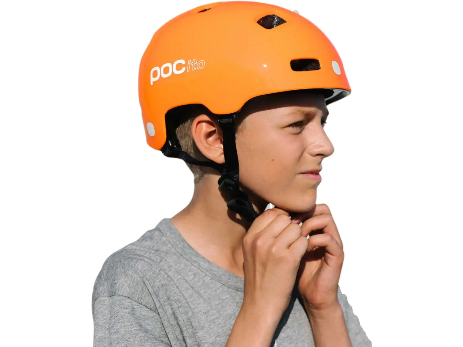 POC POCito Crane MIPS kids helmet Fluorescent Orange