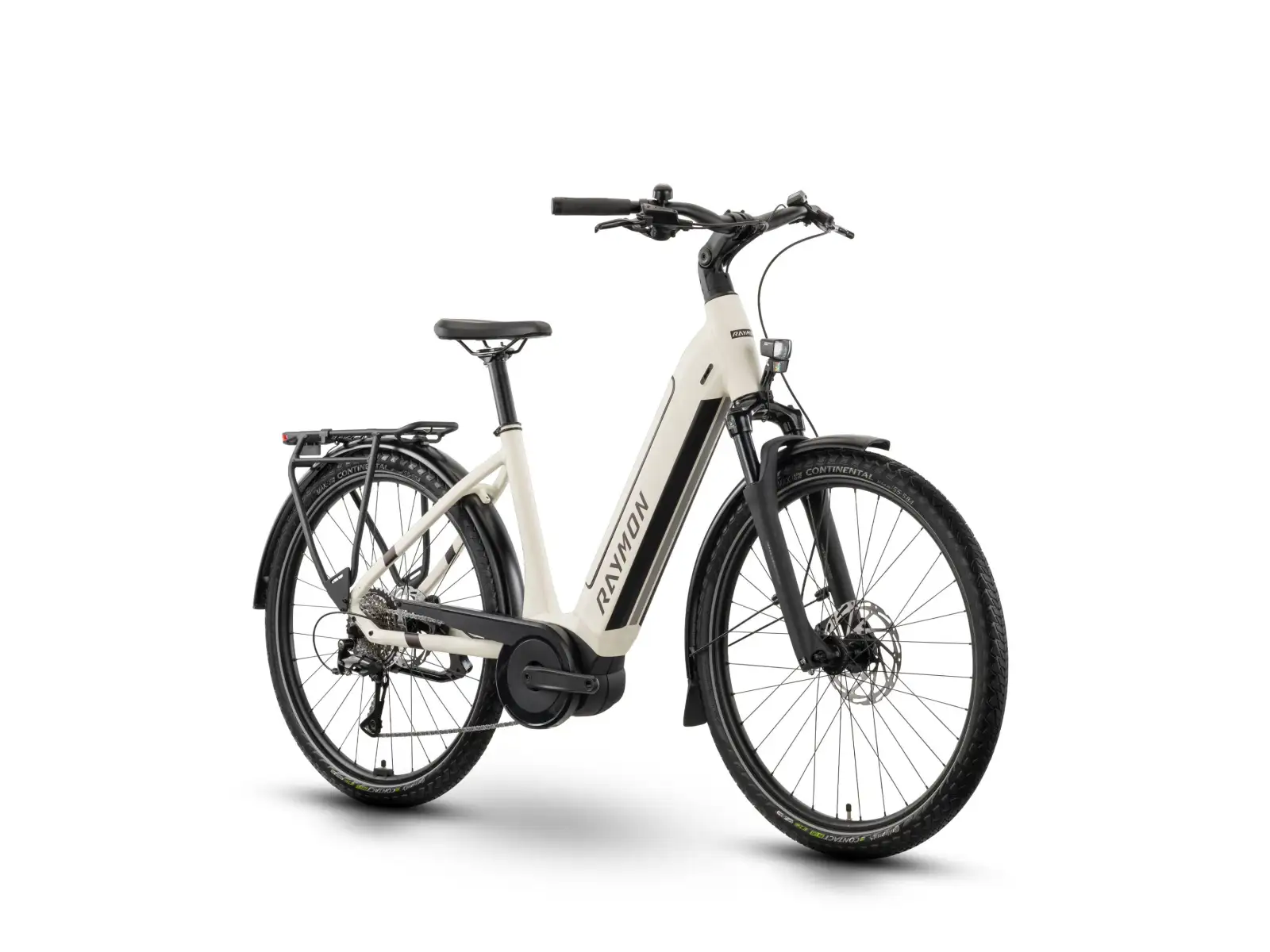 Raymon Metmo Bosch Cottowhite/Taupe low-entry city e-bike