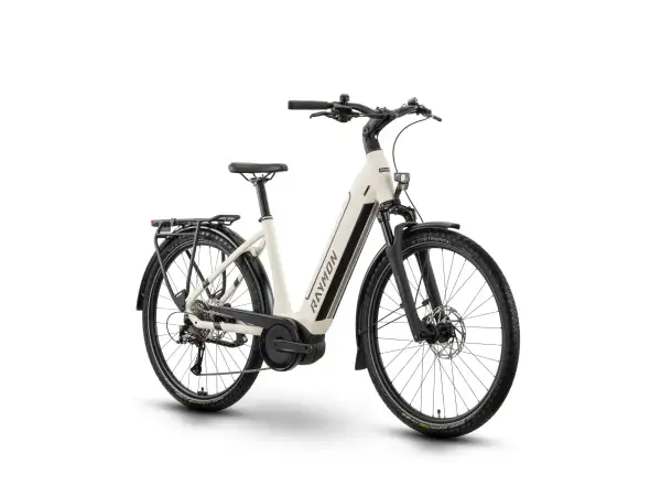 Raymon Metmo Bosch Cottowhite/Taupe low-entry city e-bike