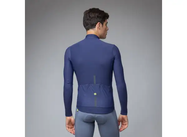 Alé R-EV1 Warm Race men's insulated cycling jersey Blueish