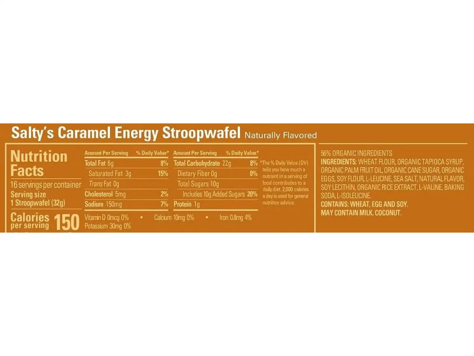 GU Energy Wafel cookie Salty Caramel 32 g