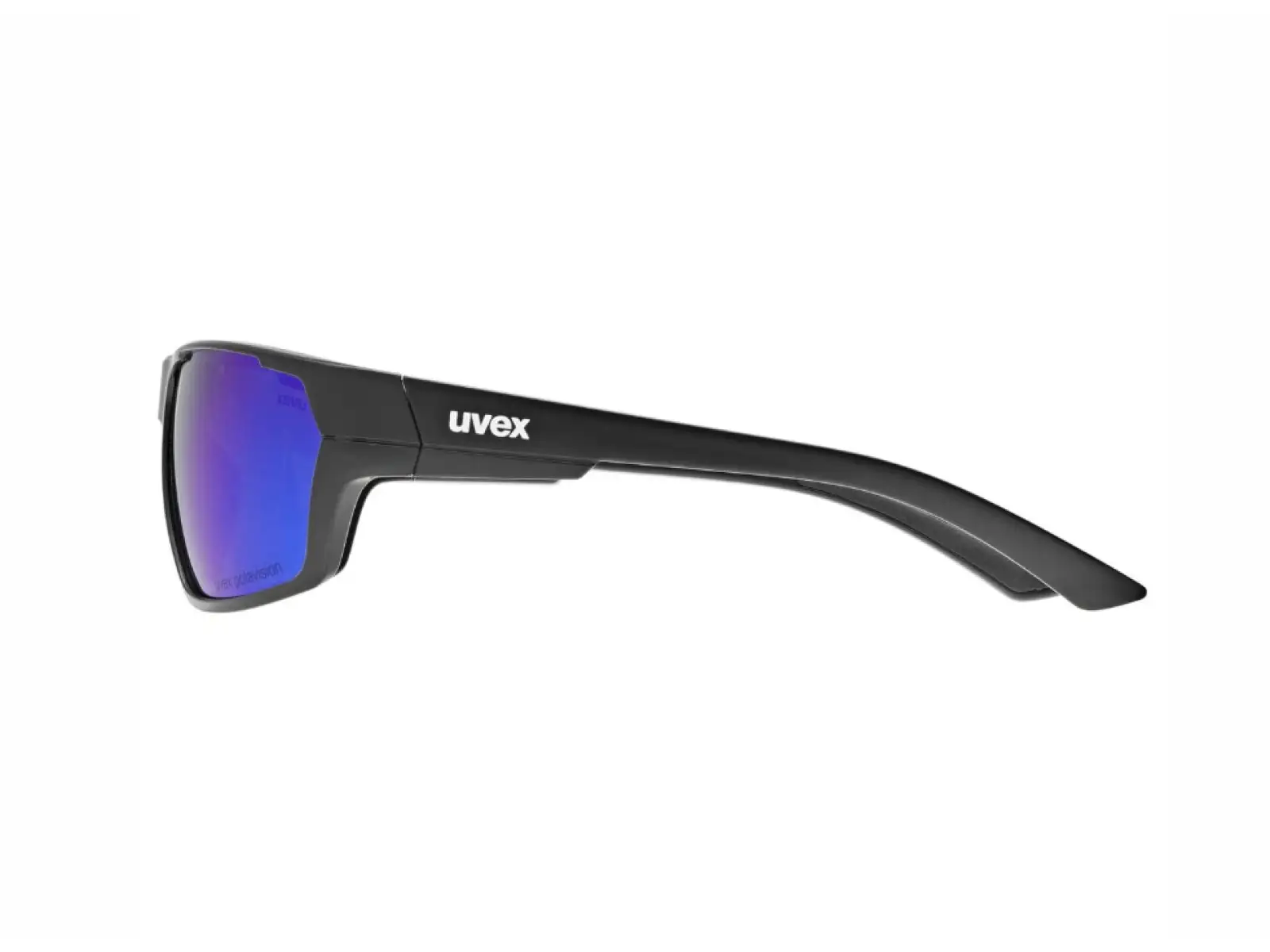 Uvex Sportstyle 233 Polavision glasses Black Matt/Mirror Green
