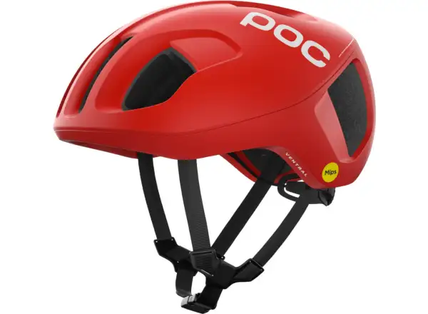 POC Ventral MIPS helmet Prismane Red Matt