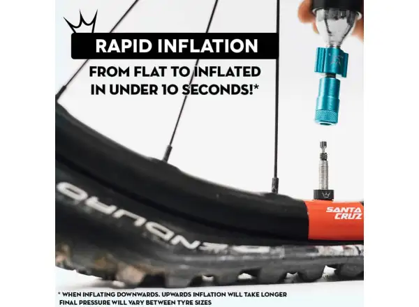 Peatys Holeshot CO2 pump head Silver
