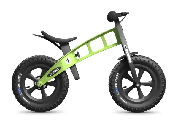 First Bike FAT children's balance bike Green