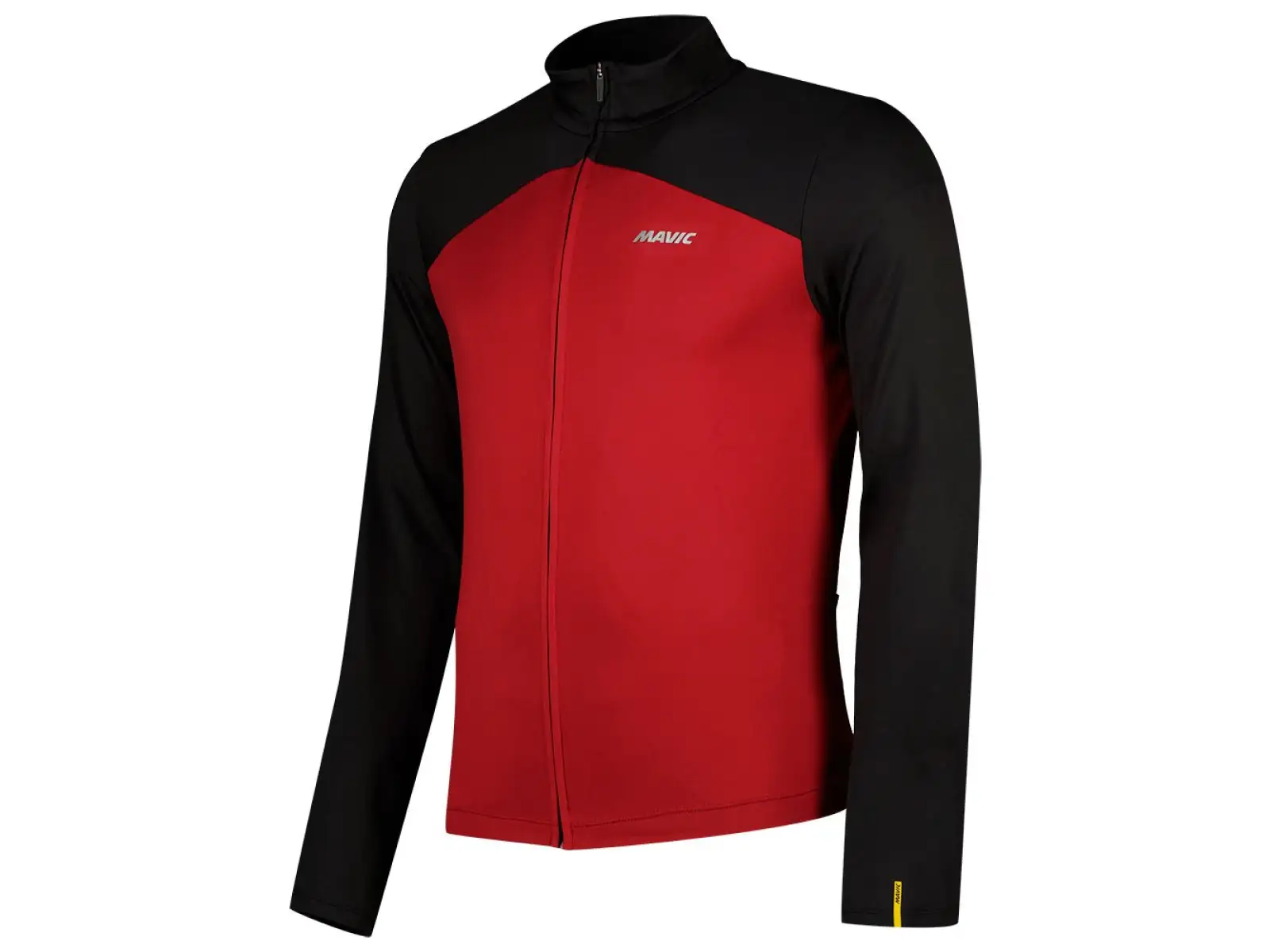 Mavic Cosmic Thermo men's jersey long sleeve Thermo Black/Biking Red