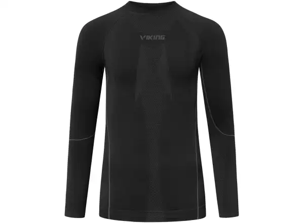 Viking Eiger men's base shirt long sleeve black