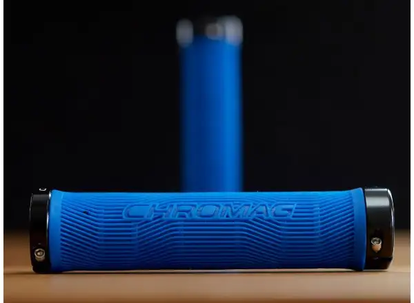 Chromag Palmskin grips blue