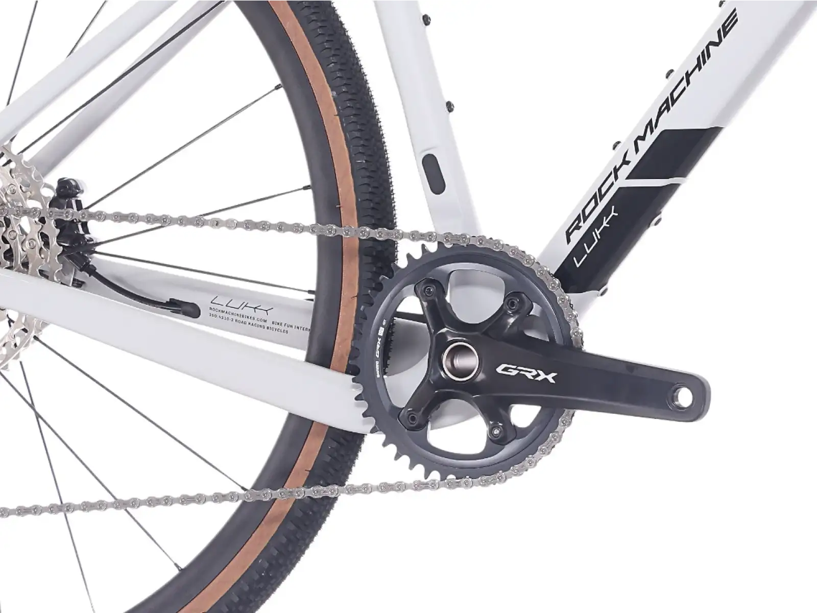 Rock Machine Lukk CR 90 gravel bike Matte Limerock Grey