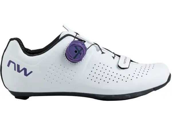 Northwave Storm Carbon women's road cycling shoes White/Dark Purple