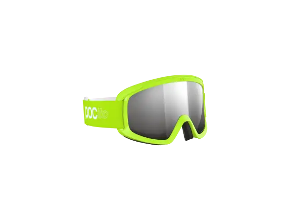 POC POCito Opsin kids ski goggles Fluorescent Yellow/Green/Partly Sunny Silver