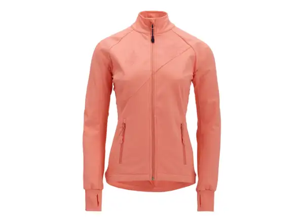 Silvini Monna women's softshell jacket orange/navy
