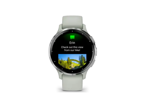 Garmin Venu 3S smart watch Silver/Sage Grey