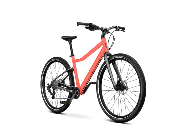 Woom 6 Explore kids bike 26" Neon Coral