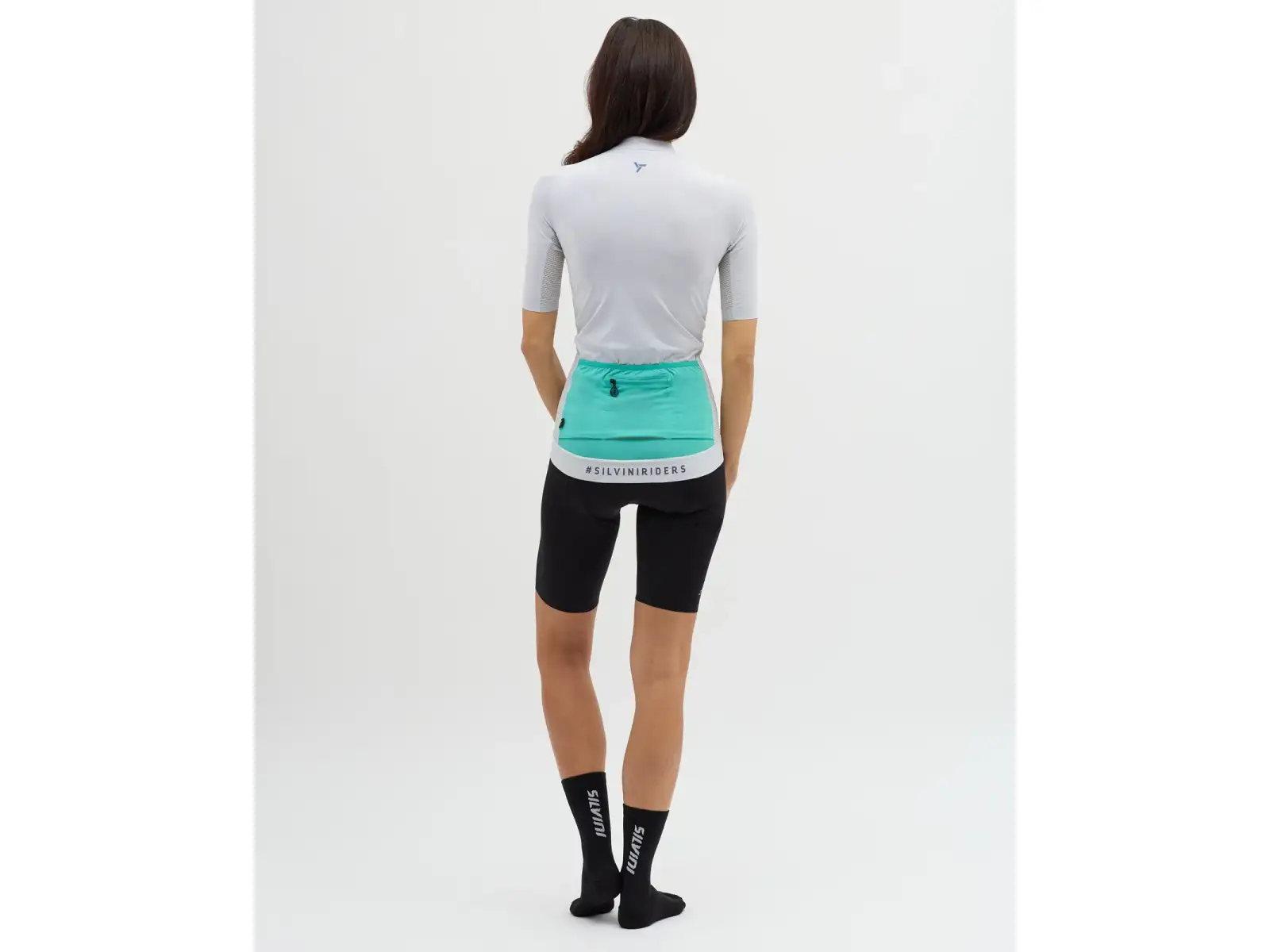 Silvini Mazzana women's jersey short sleeve Cloud/Ocean
