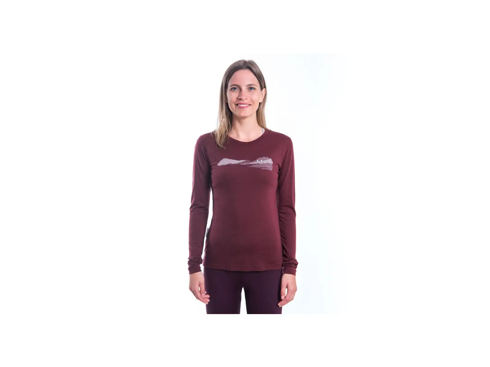 Sensor Merino Air PT Hills women's long sleeve shirt Port Red