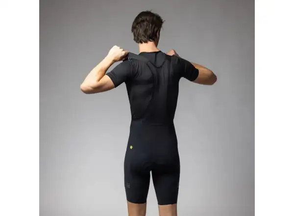 Alé Off Road Gravel-Pro men's shorts with padding and bib Black