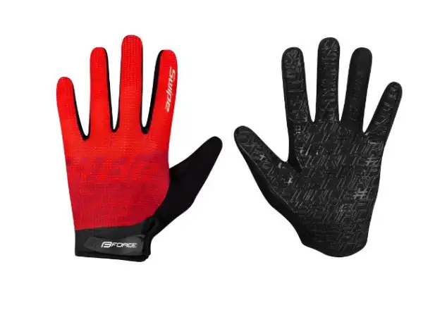 Force Swipe MTB gloves red