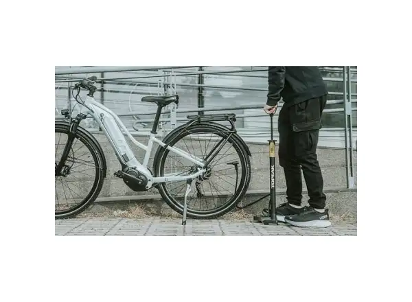 Topeak JoeBlow Urban EX floor pump black/yellow