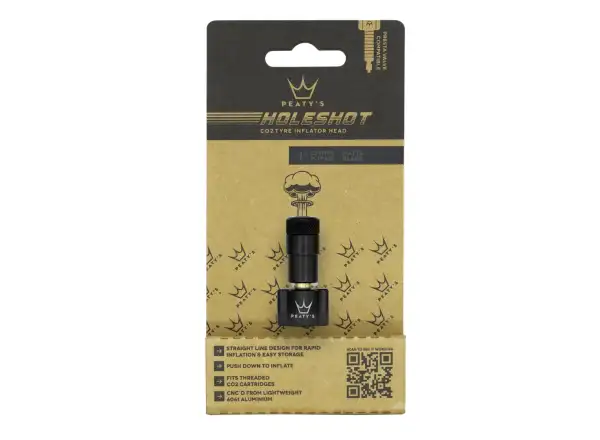 Peatys Holeshot CO2 pump head Black