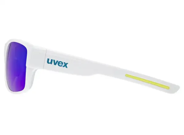 Uvex ESNTL Urban glasses White Matt/Mirror Blue