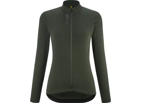 Mavic Aksium Thermo women's jersey long sleeve Christmas Green